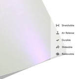 Color Shift White Purple Glossy Vinyl Wrap