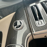 7.5mil Carbon Fiber Gray Glossy Paint Protection Film