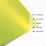 Fluorescent Yellow Pearlescent Metallic Vinyl Wrap