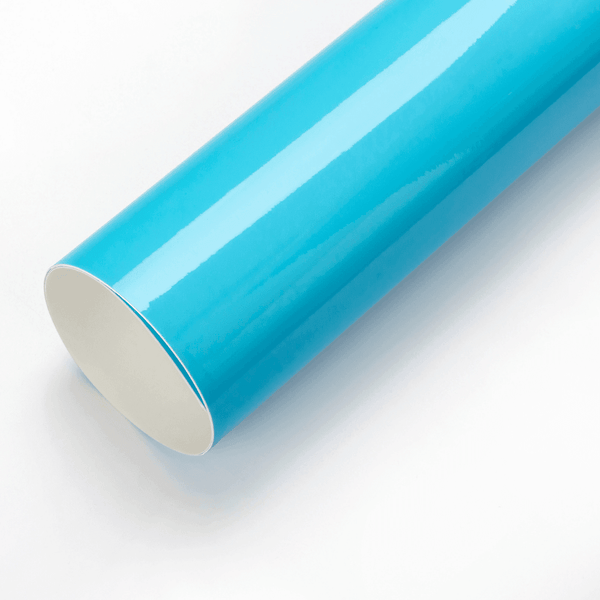 Gloss Crystal Sky Blue Vinyl Wrap