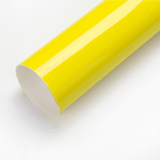 Gloss Crystal Lemon Yellow Vinyl Wrap