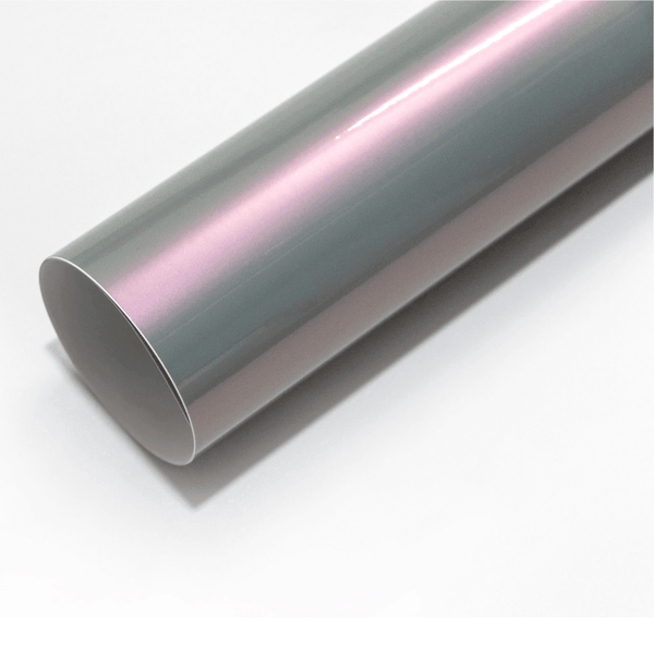 Gloss Gray Pink Color Shift Vinyl Wrap