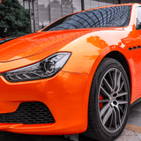 Gloss Metallic Racing Orange Color PPF