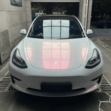 Glossy White Pink Wrap
