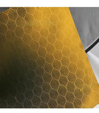 Matte Gold Honeycomb Carbon Fiber Vinyl Wrap