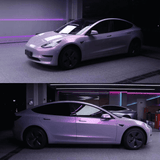 Gloss Gray Purple Color Shift Vinyl Wrap