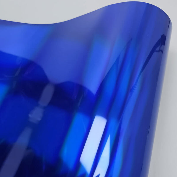 Holographic Blue Chrome Vinyl Wrap