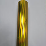 Holographic Chrome Gold Vinyl Wrap