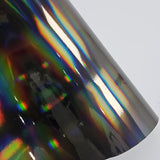 Holographic Chrome Gray Vinyl Wrap