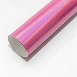 Iridescent Pink Laser Vinyl Wrap