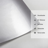 Liquid Metallic Silver Vinyl Wrap