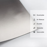 Matte Metallic Gray Aluminum Vinyl Wrap