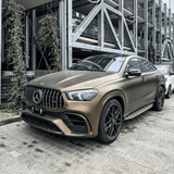 Matte Metallic Golden Brown Vinyl Wrap