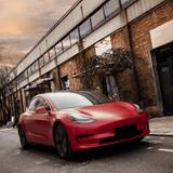 Matte Metallic Red Vinyl Wrap