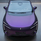 Satin Metallic Midnight Purple Color PPF
