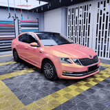 Neon Pink Pearlescent Metallic Vinyl Wrap