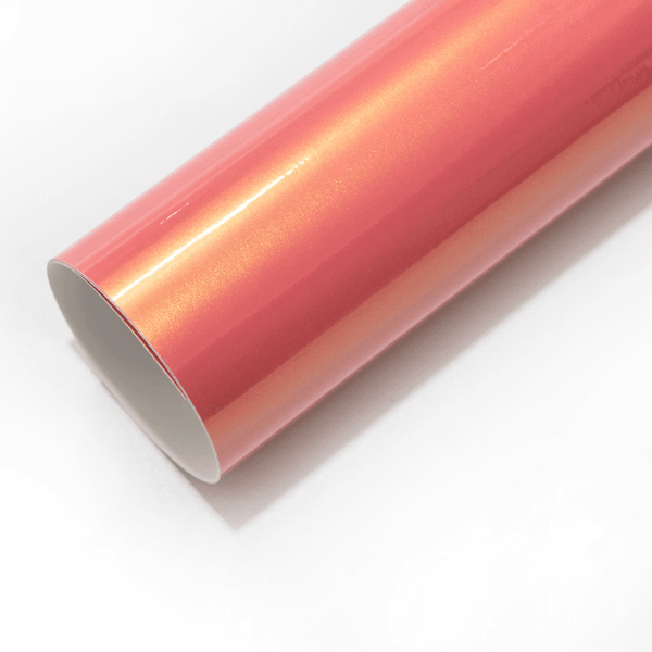 Neon Pink Pearlescent Metallic Vinyl Wrap