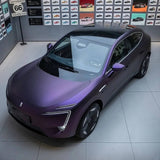 Satin Metallic Midnight Purple Color PPF