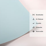 Matte Ice Blue Vinyl Wrap