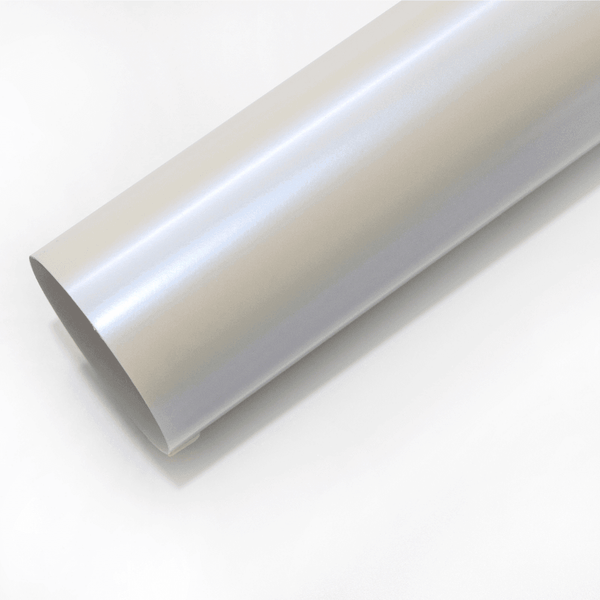 Color Shift White Blue Matte Vinyl Wrap