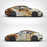 White Rust Vinyl Wrap