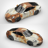 White Rust Vinyl Wrap