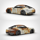 White Rust Vinyl Wrap