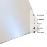 Color Shift White Blue Glossy Vinyl Wrap