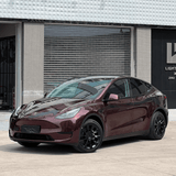 Gloss Metallic Black Rose Vinyl Wrap