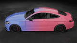 Blue Purple Pink Gradient Vinyl Wrap