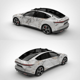 White Marble Vinyl Wrap