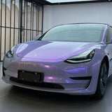 Glossy Gray Purple Color PPF