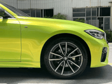 Fluorescent Yellow Pearlescent Metallic Vinyl Wrap