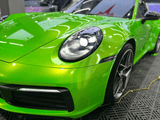 Neon Green Pearlescent Metallic Vinyl Wrap