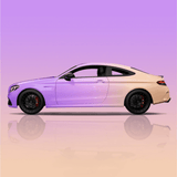 Purple Yellow Gradient Vinyl Wrap