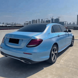 Iridescent Blue Laser Vinyl Wrap