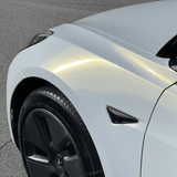 Glossy White Gold Vinyl Wrap