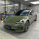 Satin Ceramic Military Green Vinyl Wrap