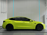 Fluorescent Yellow Pearlescent Metallic Vinyl Wrap